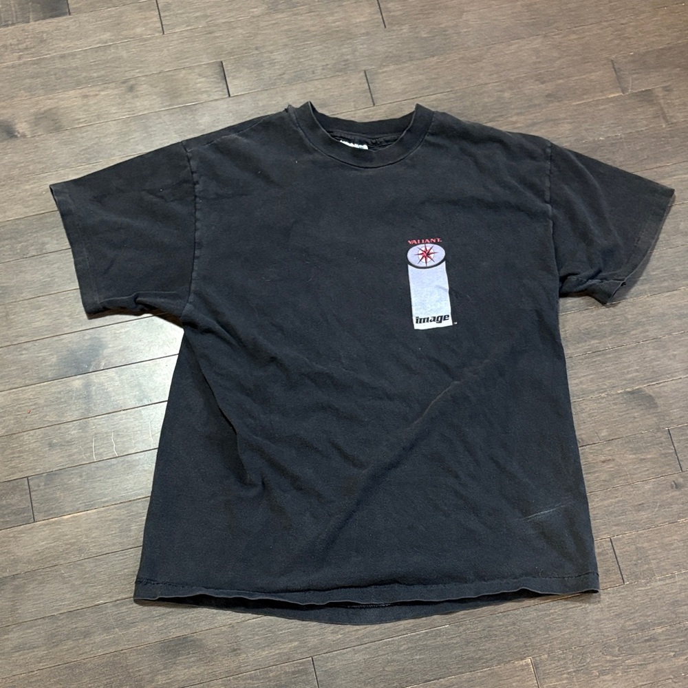 Valiant 1993 Black Deathmate Graphic Tee Men’s Large